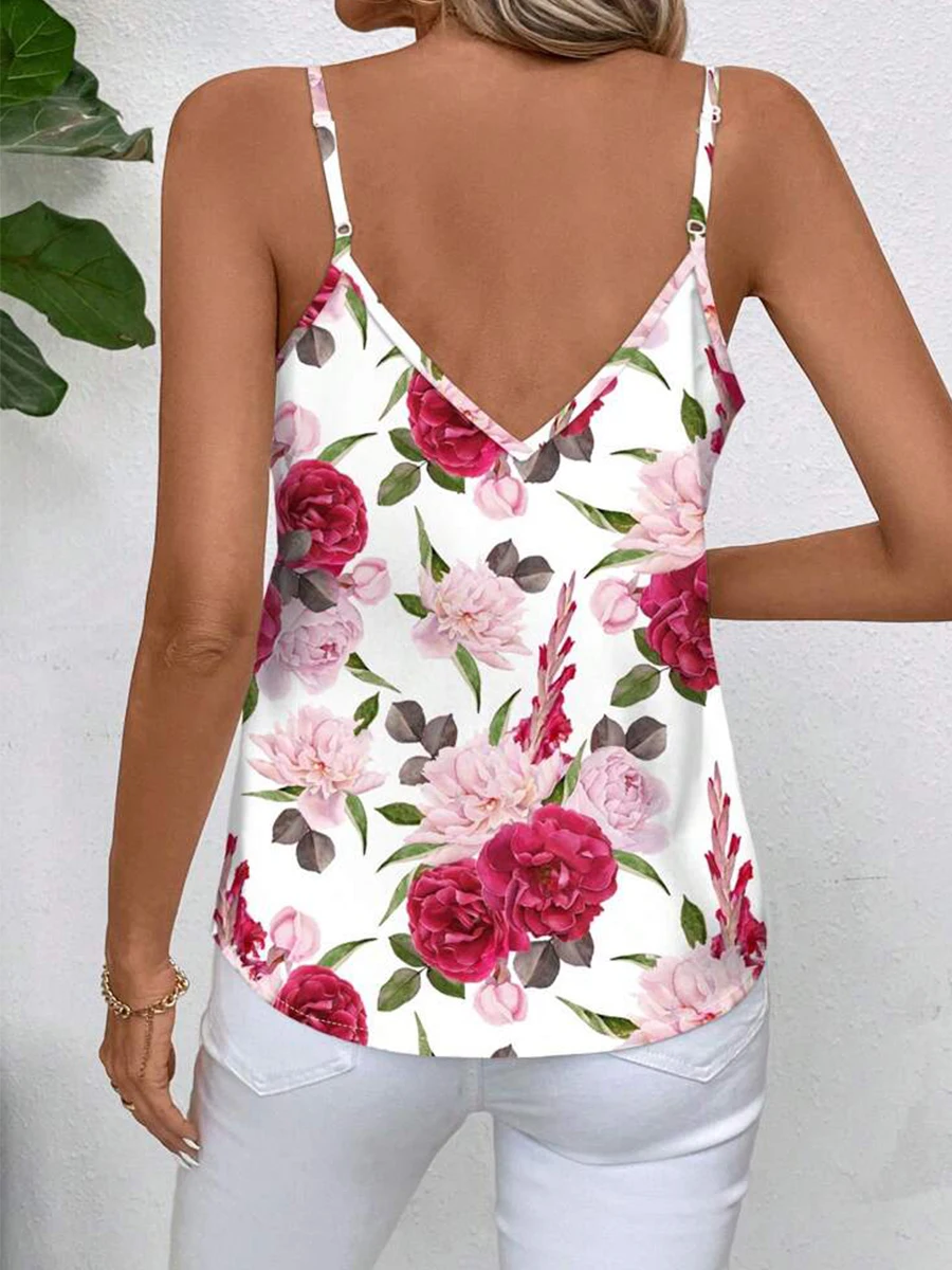 Camisole de style vacances européen et américain pour femmes, gilet sexy d'été pour femmes