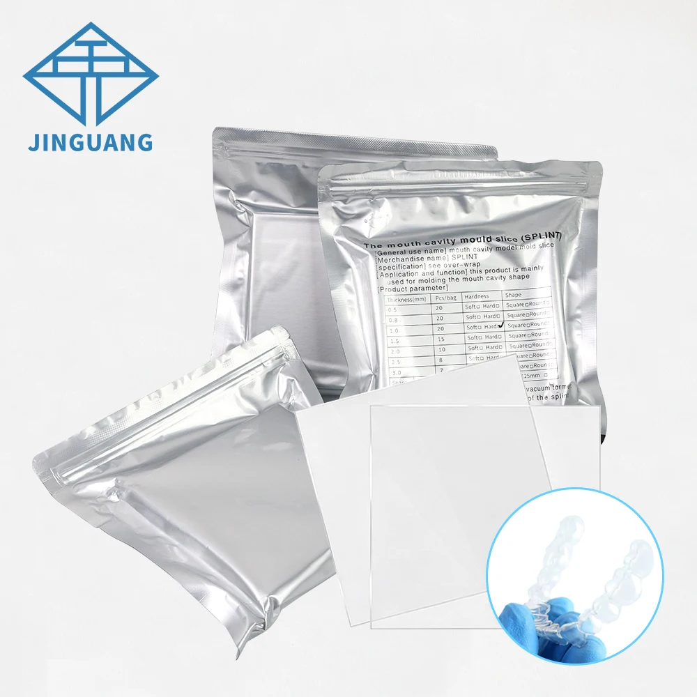 3 Packs  Multipurpose 0.8mm-3.0mm Thickness Dental Vacuum Forming Plastic Sheets Orthodontic Acetate Blocks