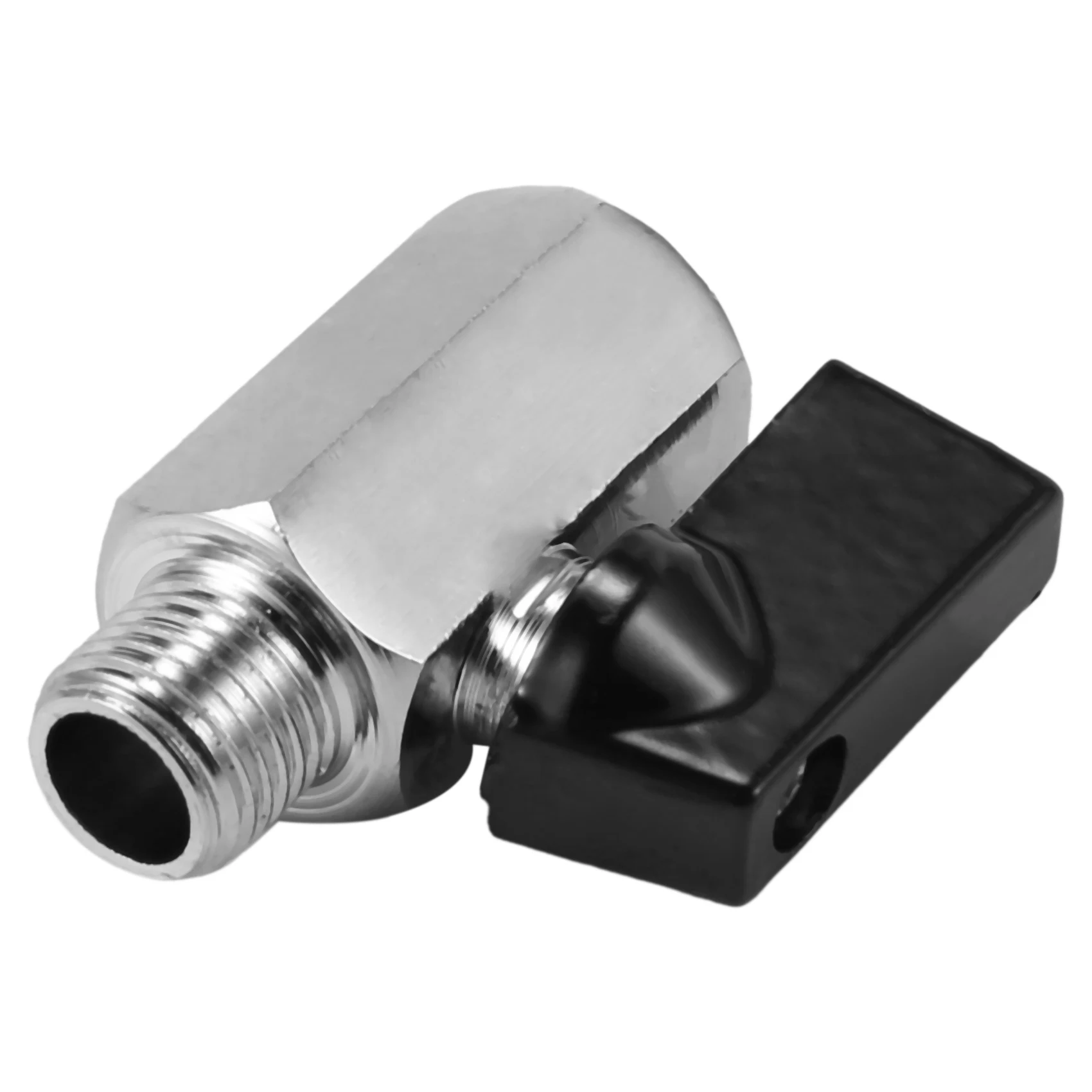 

AA76-2X хромированная латунь 1/4 дюйма Bsp шаровой клапан с резьбой, шланг воздушного компрессора «папа-мама»