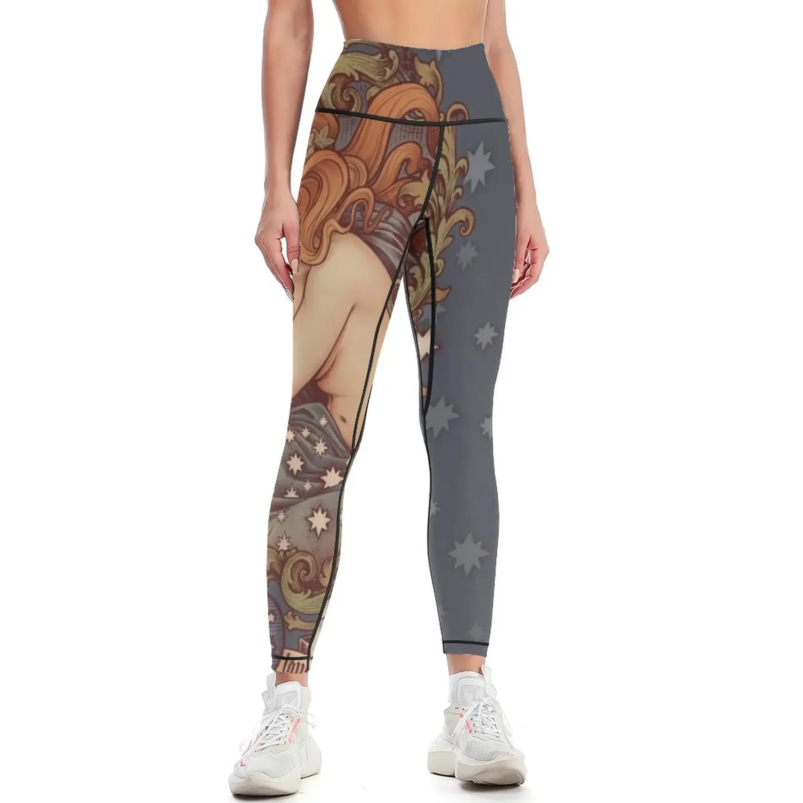 

COSMIC LOVER - Color version Leggings fitness set gym exercise clothing for Women's gym Women's tights Womens Leggings