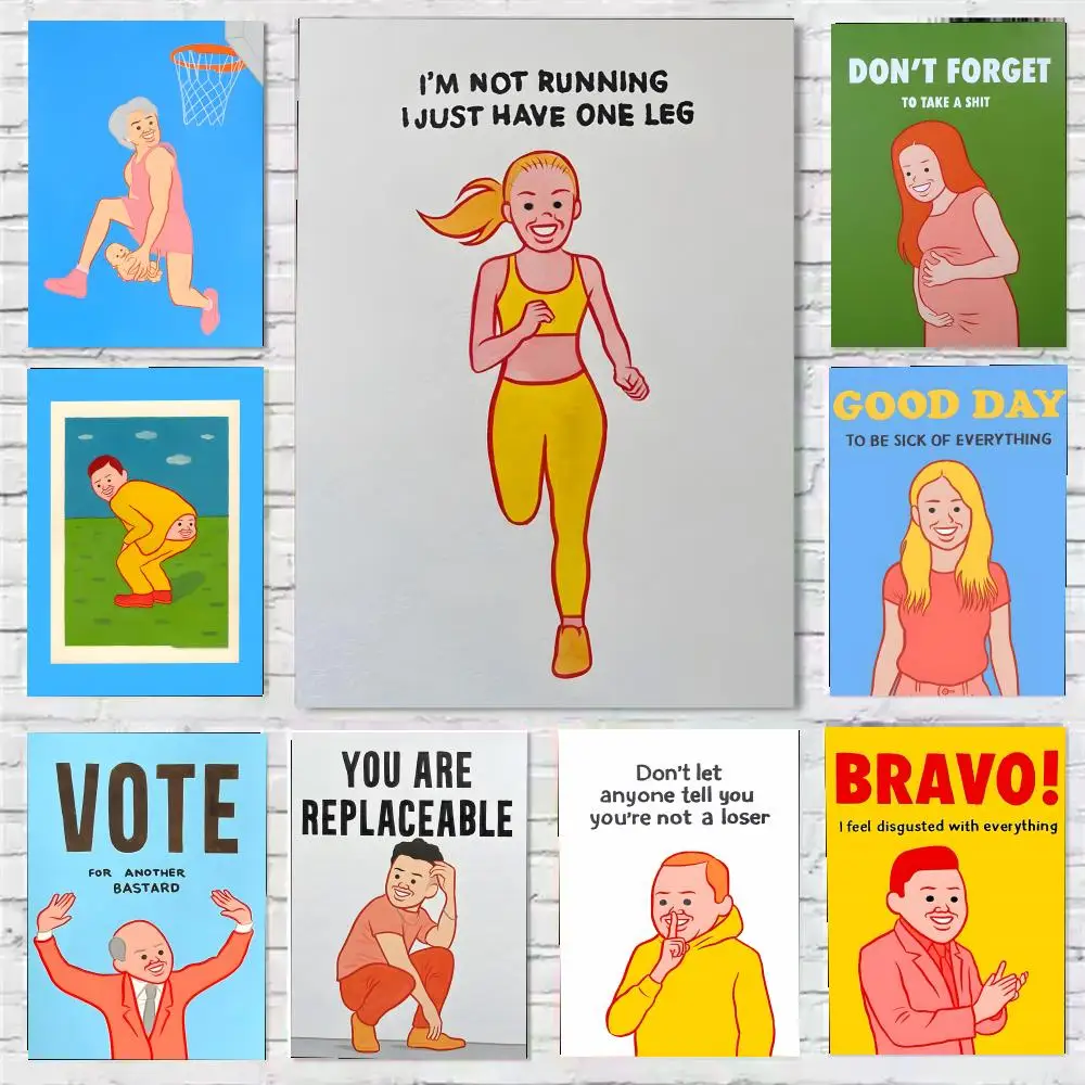 Poster Sticky HD Quality Wall Art Retro  For Home Room Wall Decor J-Joan CornellaS