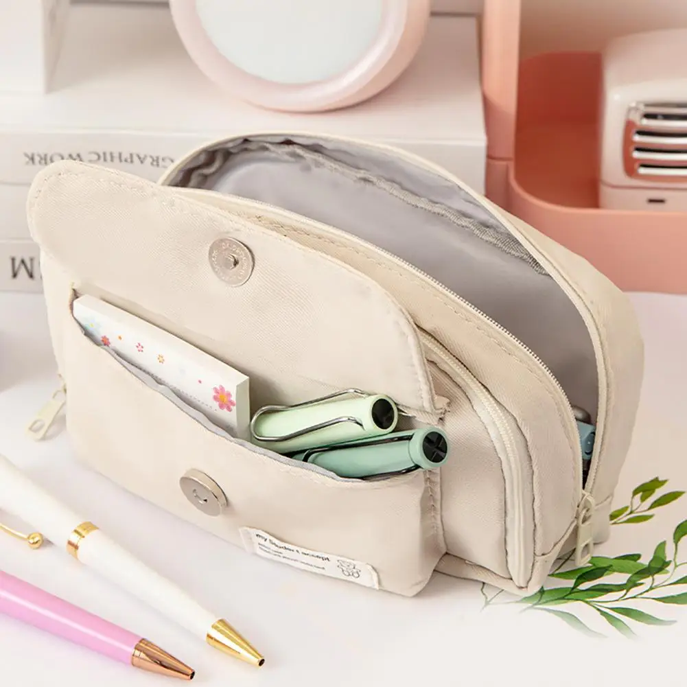 กระเป๋าใส่ดินสอหลากสีสำหรับเด็กผู้ชาย, ปากกากระเป๋าสำหรับเด็กนักเรียนกันน้ำใส่ดินสออเนกประสงค์