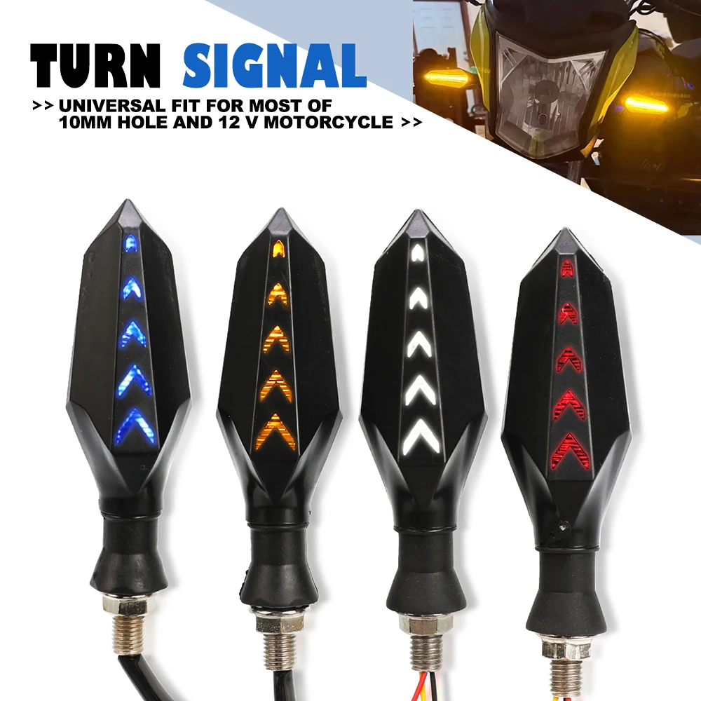 

For Yamaha NMAX 155 XMAX 300 TMAX 560 2001-2023 Universal 12V LED Turn Signals Light Flasher Stop Tail Lamp Indicator Lighting