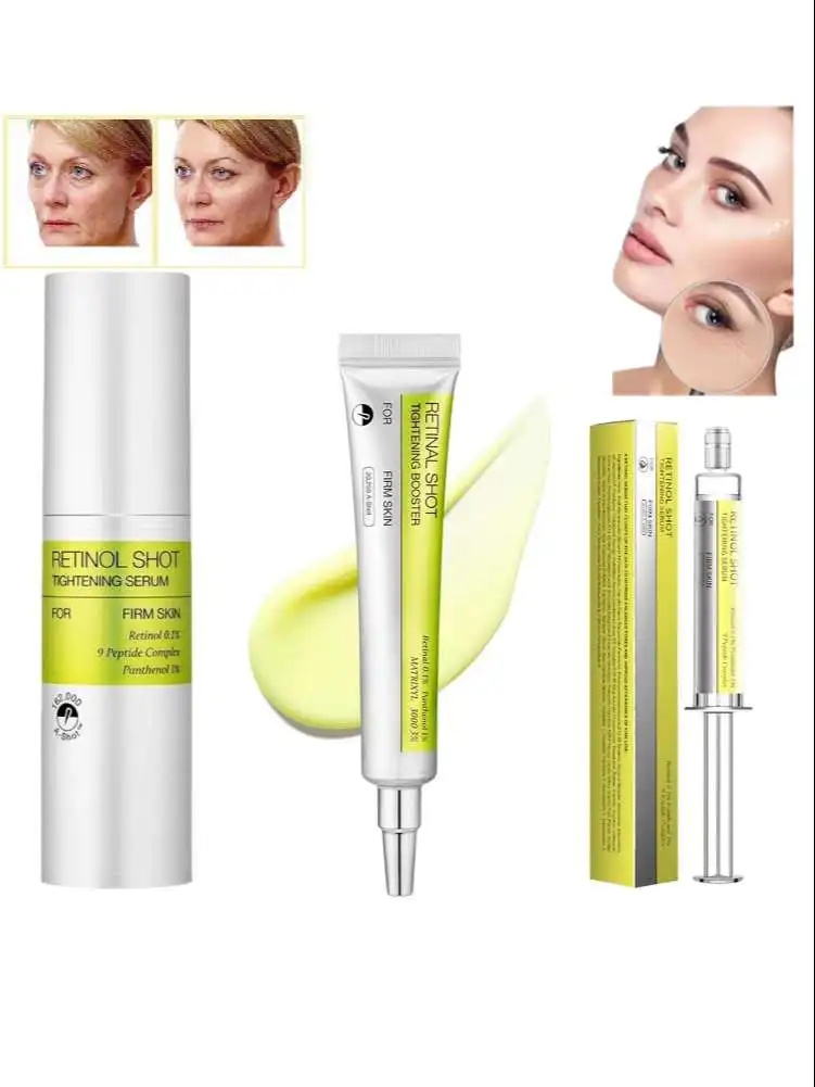 Koreański Oryginalny Zestaw do Pielęgnacji Skóry Retinol Shot Krem Ujędrniający pod Oczy Vita A Esencja Nawilżająca Rozjaśniająca Ampułka Ujędrniająca i Podnosząca Skórę — 2