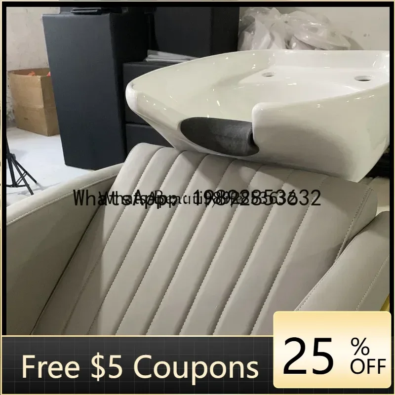 

AB 02Кресло для шампуня для парикмахерской, свет, роскошь и простота, полулежачая промывочная кровать