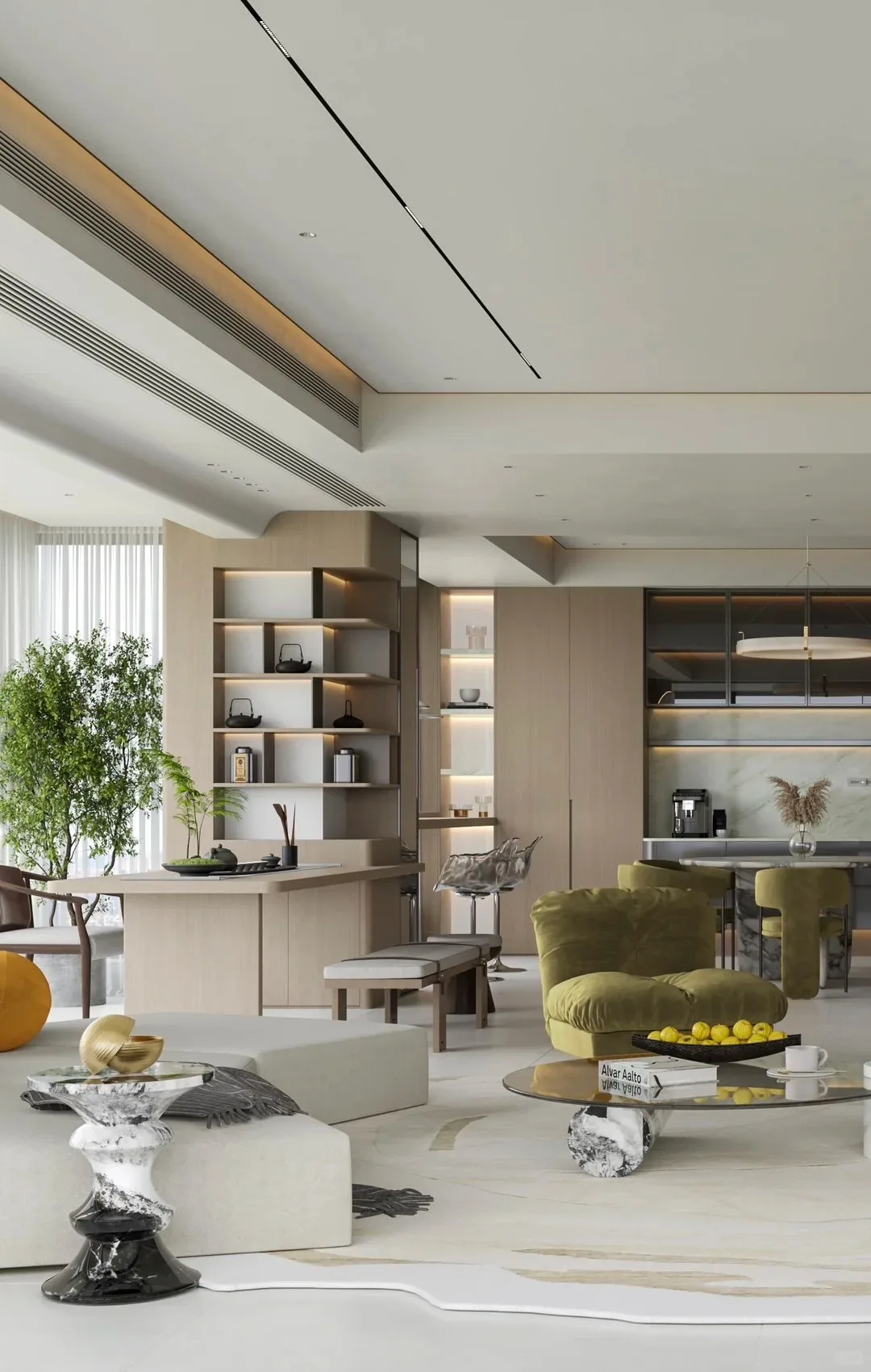 Luxury Whole House Custom Furniture Villa Built-in Wardrobe Kitchen Cabinet TV Cabinet Custom Size OEM ODM