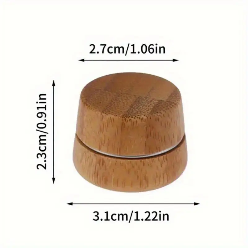 1Pc Refillable Cosmetic Container DIY Sealing Portable Cream Bottle Multifunction Bamboo Small Aluminum Cans