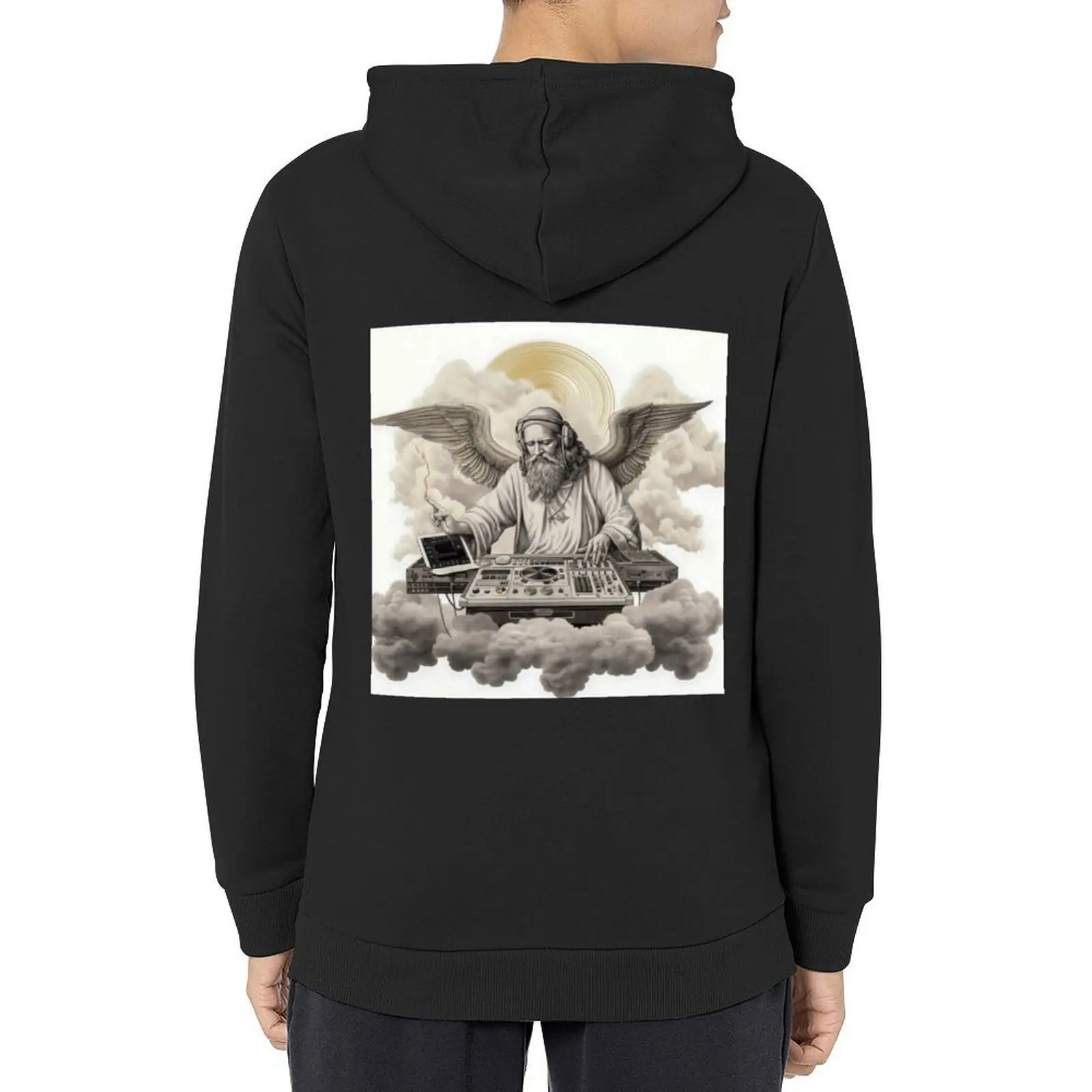 

God is a DJ Series Hoodie clothes for men male clothes autumn clothes mens clothing new features of hoodies & sweatshirts