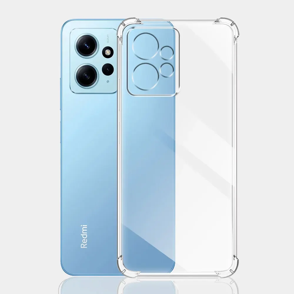 For Redmi Note 12 4G 5G Case Silicone Soft Shockproof Cover For Redmi Note 12 5G Clear Phone Case Note 12 Pro Plus Funda Coque