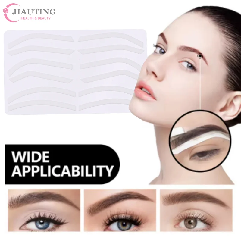 

Microblading Accessories Adjustable Eyebrow Shape Silicone Eyebrow Shaping Sticker Auxiliary Eyebrow Stencil Makeup Tools