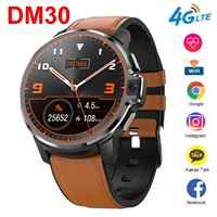 DM30 Smart Watch 4G 1.69 Inch Full Screen OS Android 9.1 4GB/64GB LTE 4G Sim GPS WIFI Heart Rate Men Women Smartwatch Business