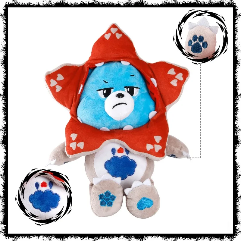

New Kawaii Piranha Bear Plush Doll Care Bears Plush Care Bear Plush Room Decoration Girl Birthday Gift Christmas Gift