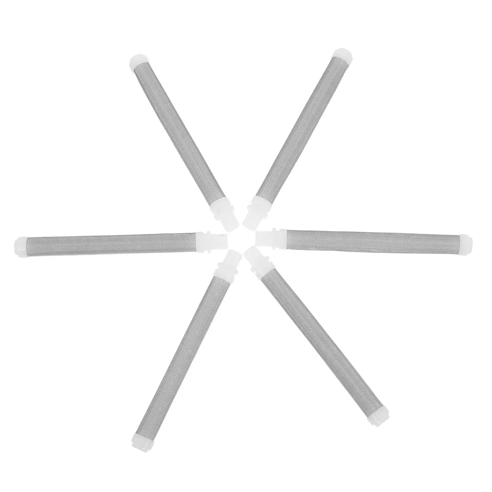 6pcs Paint Sprayer Filter Part Airless Replacement Stainless Steel Universal Compatibility Enhanced Efficiency Practical