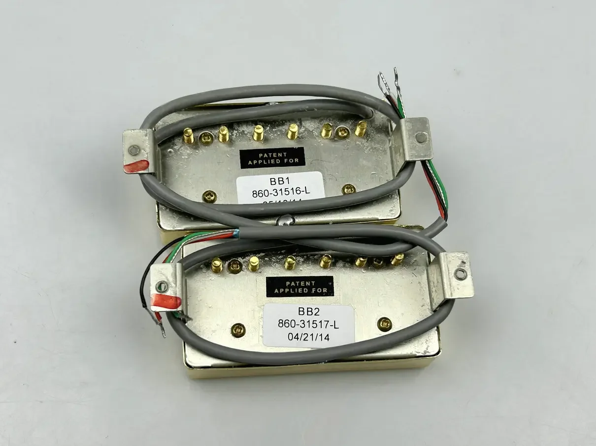 Ensemble de pièces de rechange professionnelles, mise à niveau, JE514-ups Alnico V BB1 BB2 série PAF Humbucker 514-ups 4C