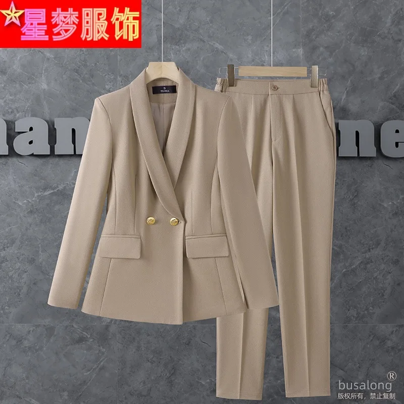 

Autumn and Winter Long Sleeves Business Wear Suit Graceful and Fashionable Formal Suit Jacket Business Manager Work Clothes Fema