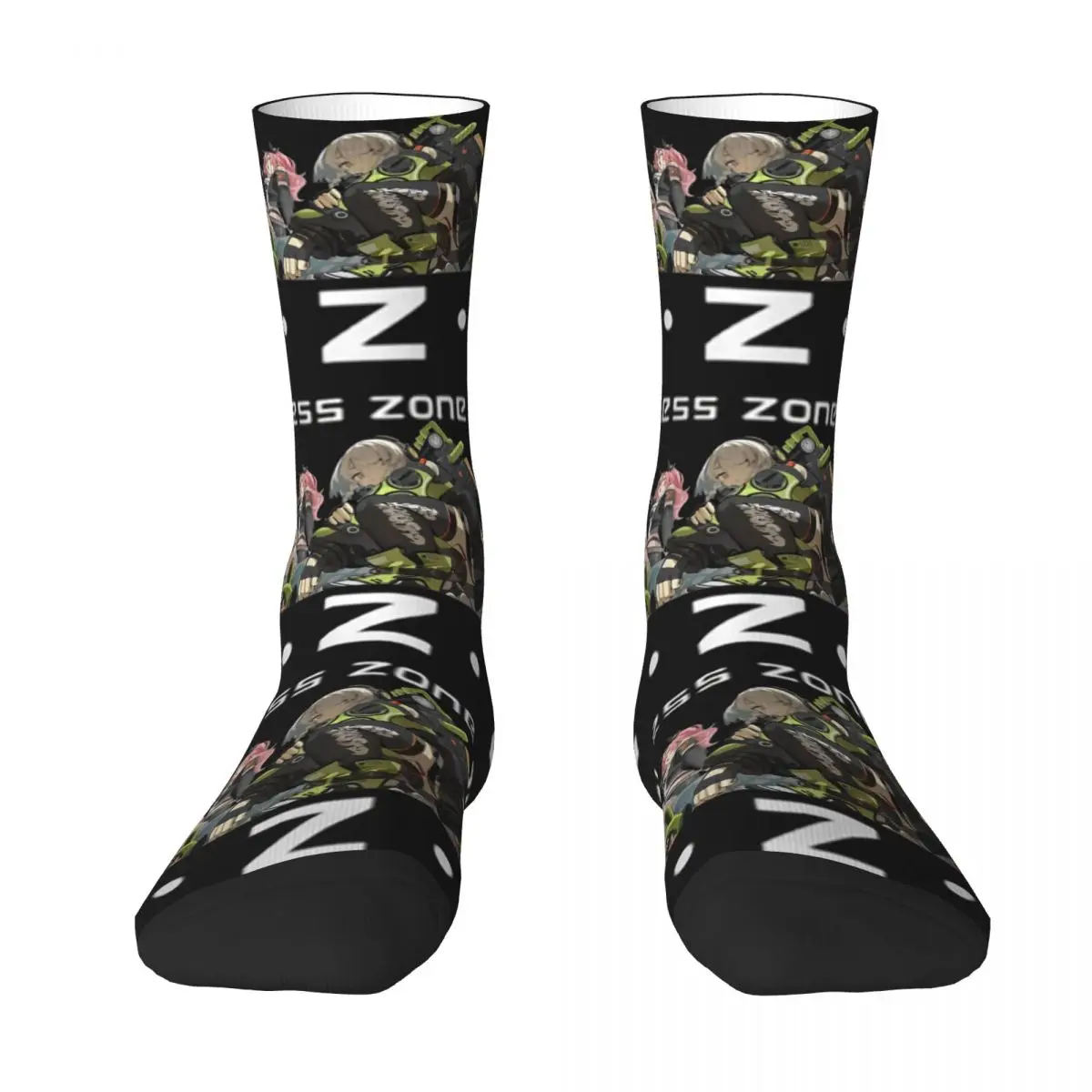 Men Socks Zenless Zone Zero Video Game Stockings Autumn Funny Breathable Socks Pattern Running Anti Bacterial Socks