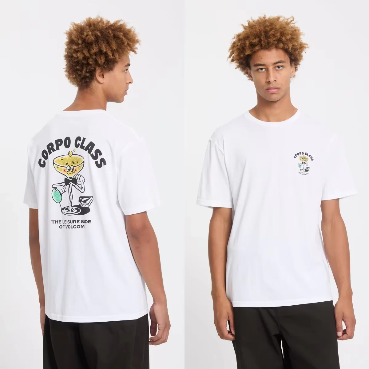 2026 New Extreme Sports Outdoor Graphic T-Shirt Corpo Class Volcom Unisex Casual Streetwear Tee