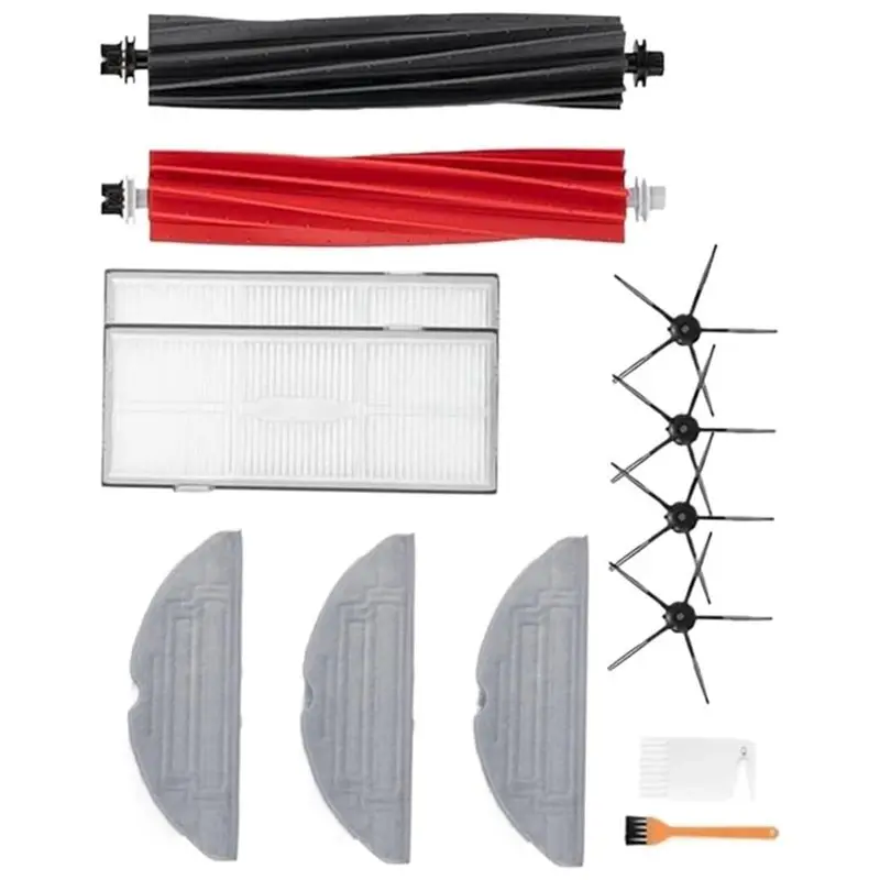 

ABSF For Roborock S8 Pro S8/S8+ Robot Vacuum Cleaner Main Side Brush Hepa Filter Mop Cloth Replacement Parts Accessories