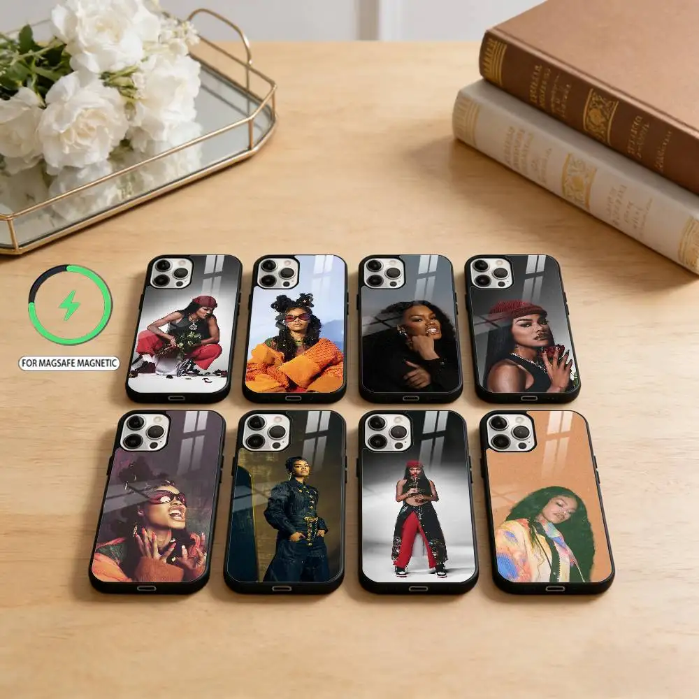 Singer Teyana Taylor  Phone Case For iPhone17,16,15,14,13,12,11 Plus,Pro Max Magnetic For Magsafe Wireless Charging
