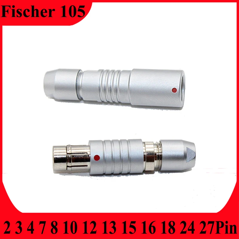 Fischer 105 3F M18 2 3 4 7 8 10 12 13 15 16 18 24 27 Pin Waterproof Push-pull Self-locking Free Plug And Socket Round Connector