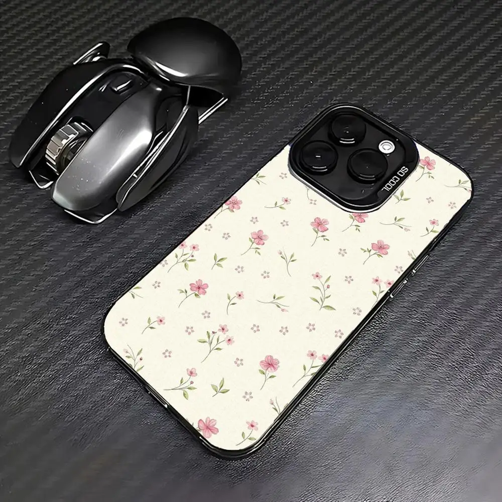 

The screen is filled with flower case for iPhone 16 15 14 13 12 11 Pro/ Max/Plus shock-proof rear cover anti-fingerprint