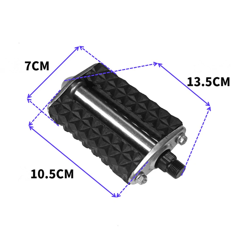 Retro 28 Inch Bike Pedal Rubber Black MTB Road Bicycle Tricycle Cycling Parts Vintage Old Style Pedals