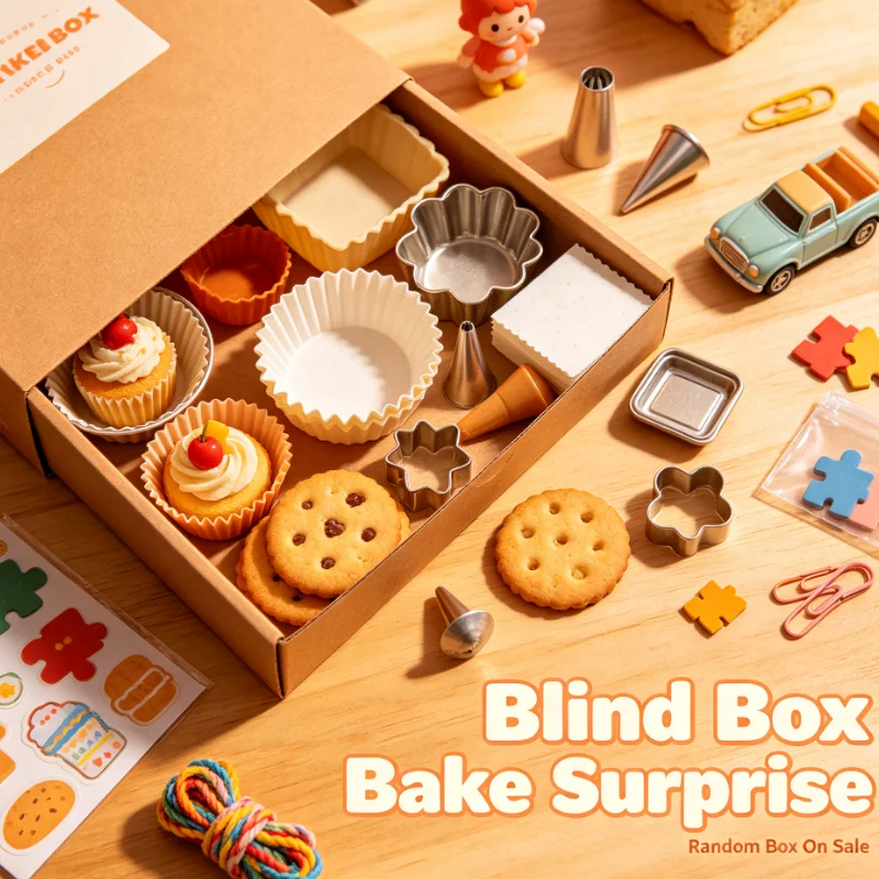 Mystery Bakeware Blind Box, Random Cake Cookie Molds & Small Party Baking Tools Discount