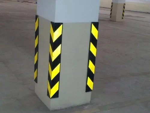 Autoschaum-Warnschild, Stoßstangenschutz, Sicherheitswarnschutz, selbstklebender reflektierender Streifen für Parkplatz, Garage, Wandecken – Detail 6