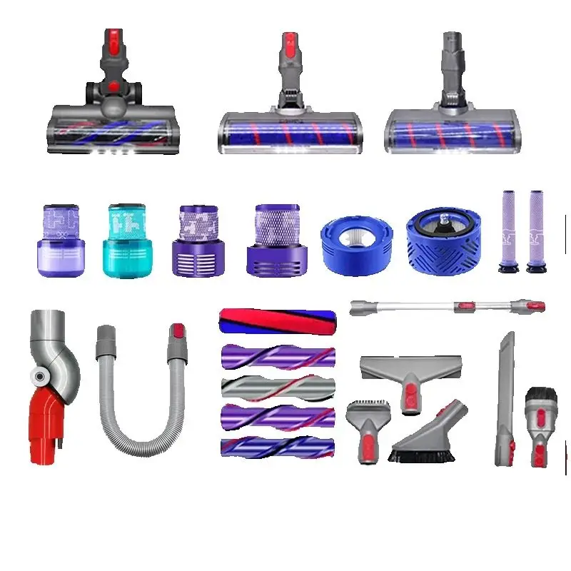 For Dyson V6 V7 V8 V10 V11 V12 V15 Handheld Vacuum Cleaner Accessories Washable HEPA Filter Roller Brush Head Replacement Parts