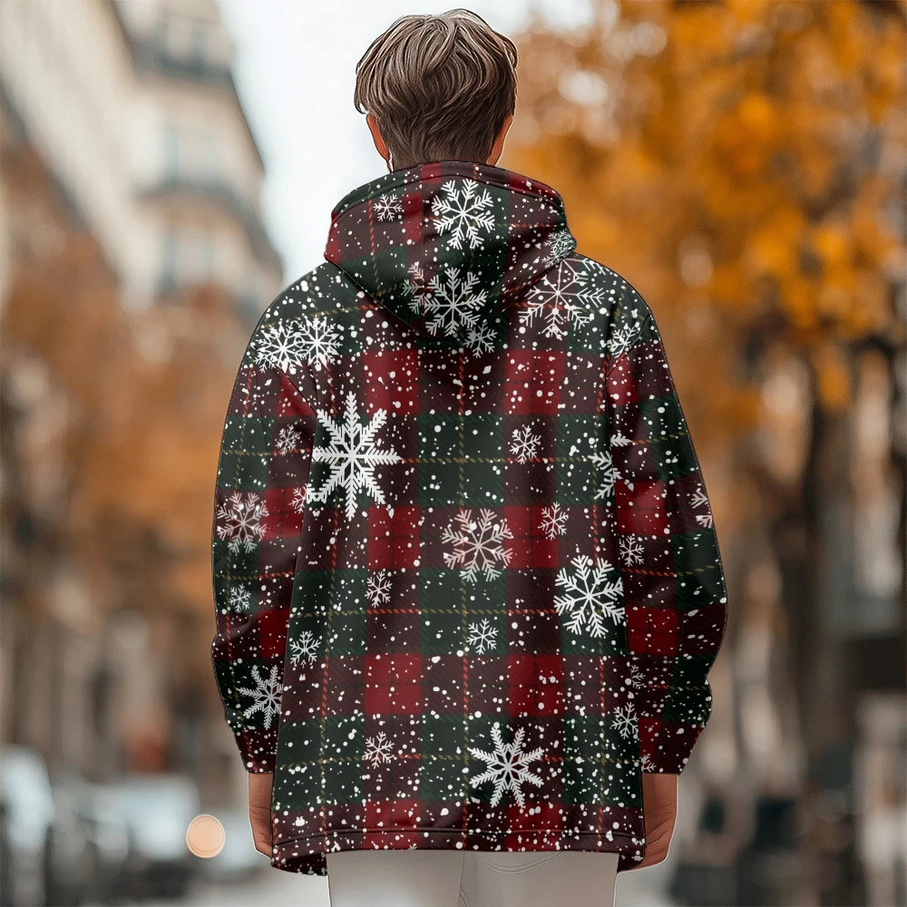 Man winter clothing, New in Down Coats, Snowflakes flapping graffiti design cotton-padded jacket clothing, feather pocket zipper