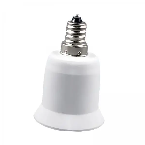 High Performance Lamp Base Adapter E12 to E27 Metal Socket Converter Easy Fit for Residential Retrofit Applications