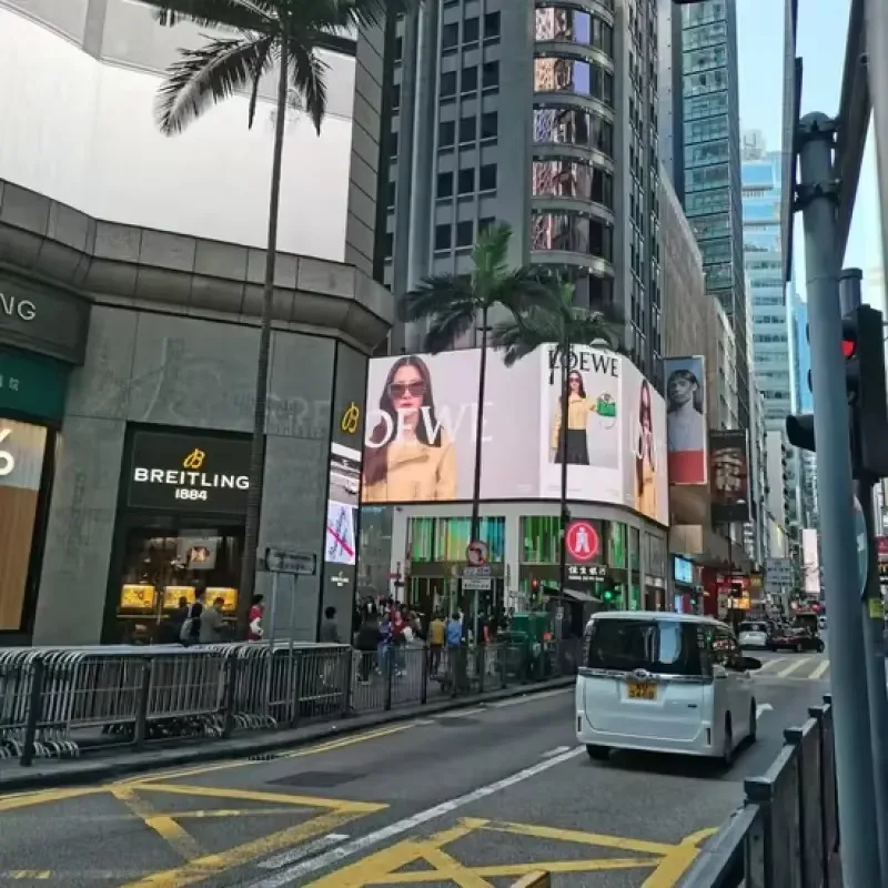 Ultra Light Thin 10000 Nits High Brightness Fixed Installation Outdoor LED Display