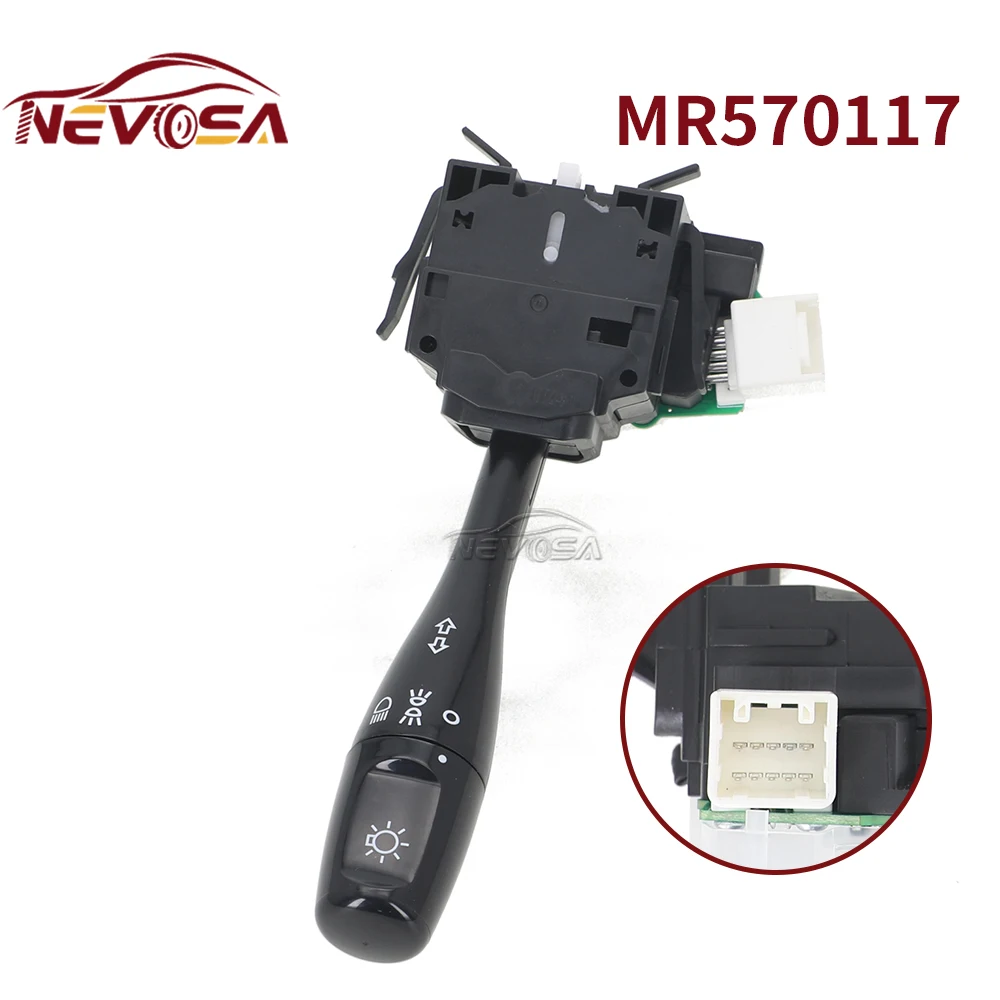 

Переключатель фар указателя поворота для Mitsubishi Pajero Montero III V77 2000-2006 Outlander I Lancer IV MR459891 MR570117