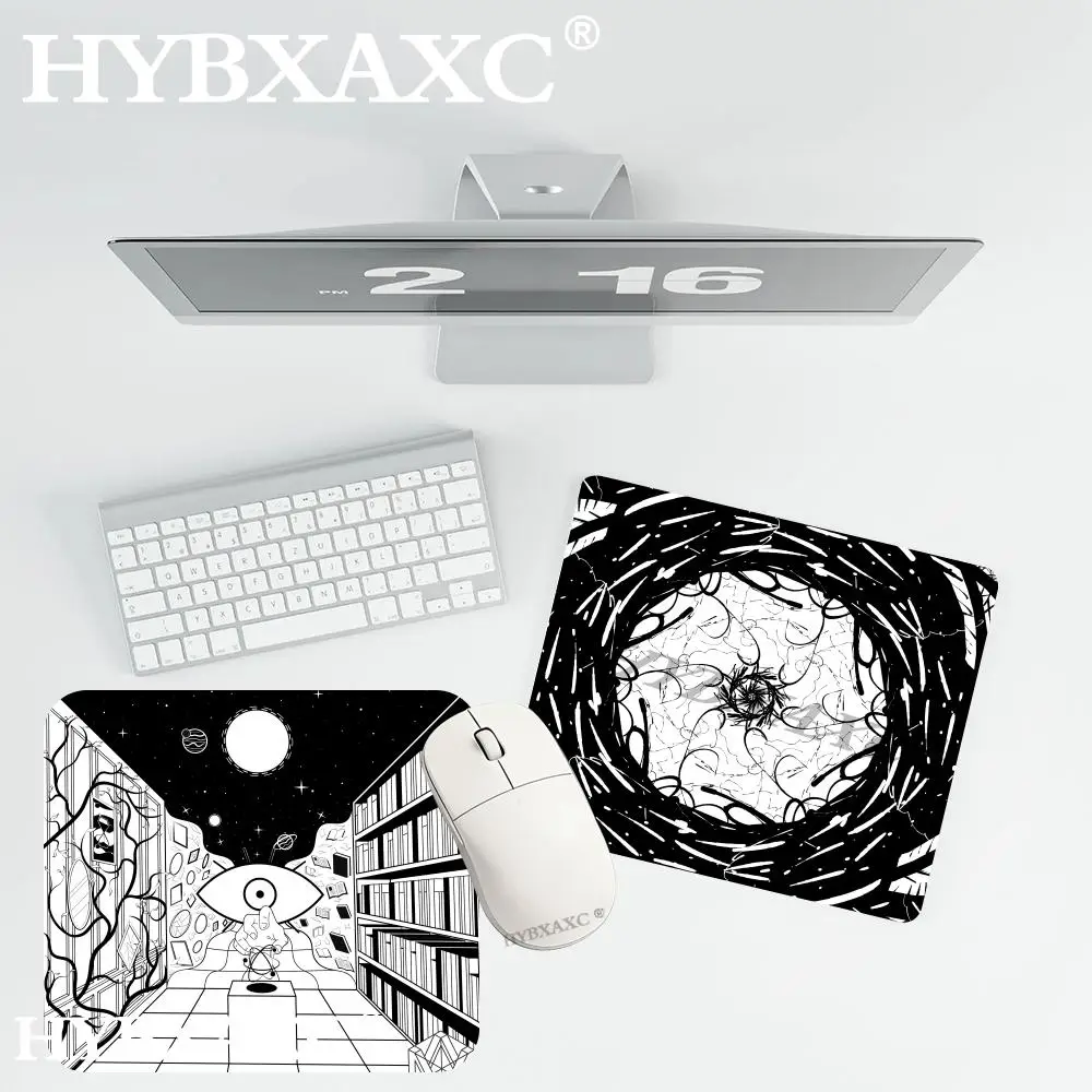 

HYBXAXC Black and white pattern Mouse Pad Desk Mat for Office or Home, Modern Mousepad for Work Setup, Computer Accessories