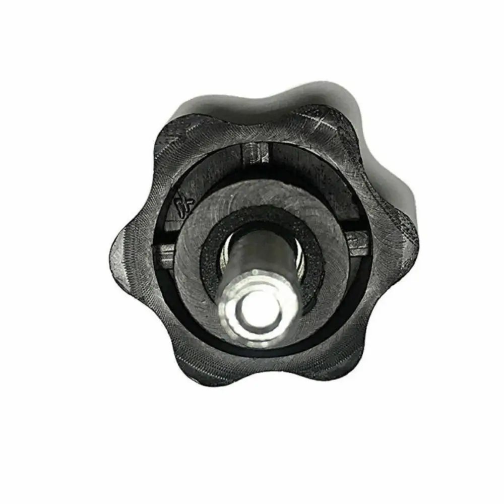 5PCS Professional Plum Blossom Handle Hex Handle Screw Black Star Shape Knob Tightening Screw Fasteners Carbon Steel Handle Bolt