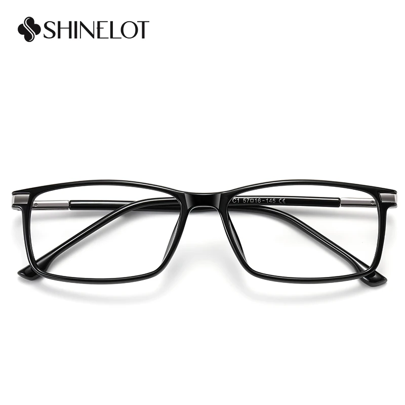 

95362 New Arrival Concise Style Men Black Rectangle Eyeglasses Frame Radiation Protection Glasses Adolescents Eyewear