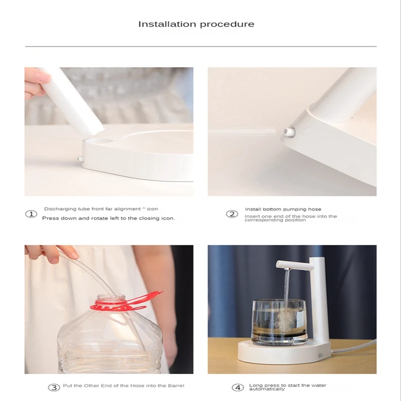 Inteligentny dozownik butelki na wodę USB automatyczna pompa butelki na wodę butelki na wodę do butelek o pojemności 5 galonów i uniwersalnych