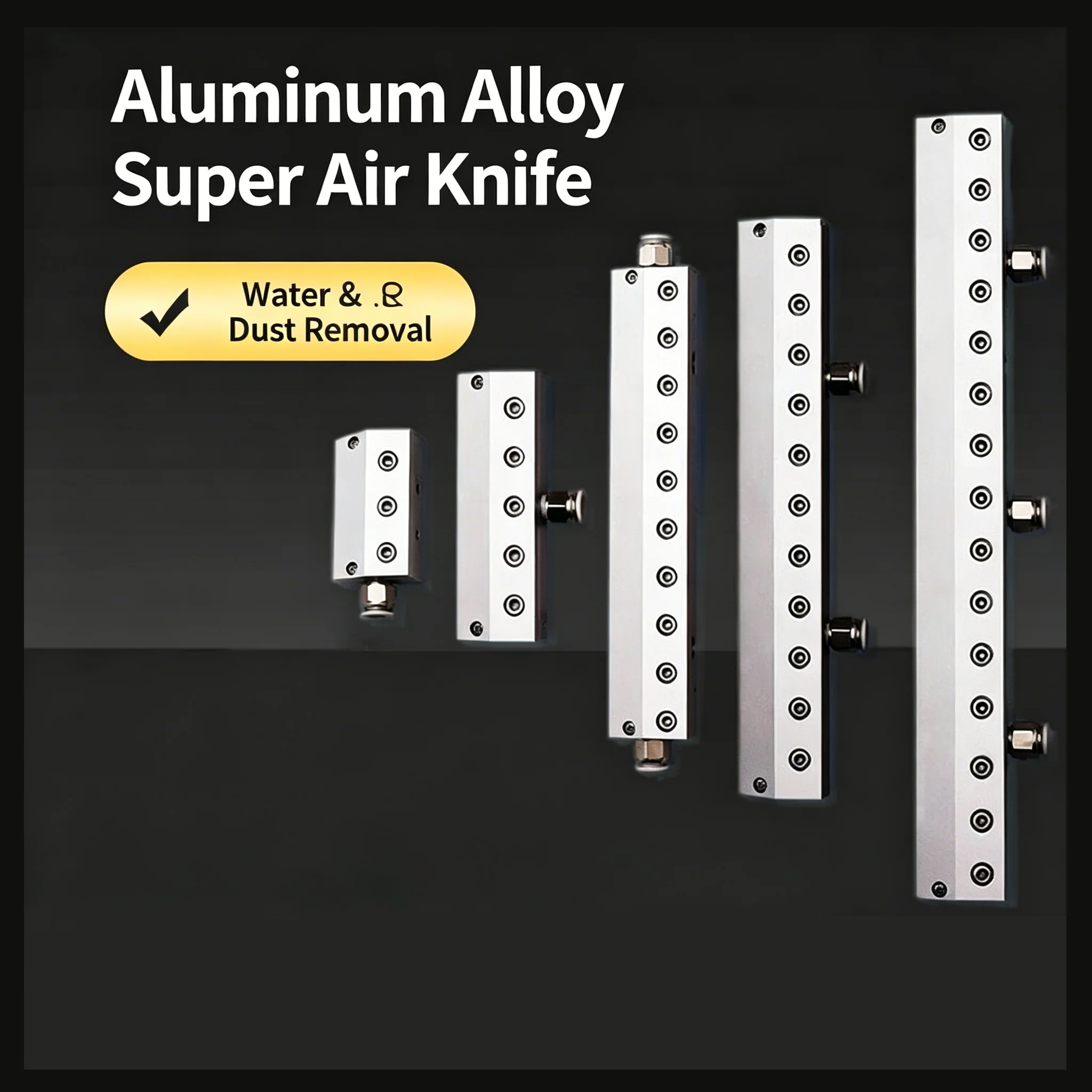 Compressed 30-2100mm Aluminium Alloy Air Knife Industrial Blower-powered Air Knife Nozzle, Knife,super Air Knife