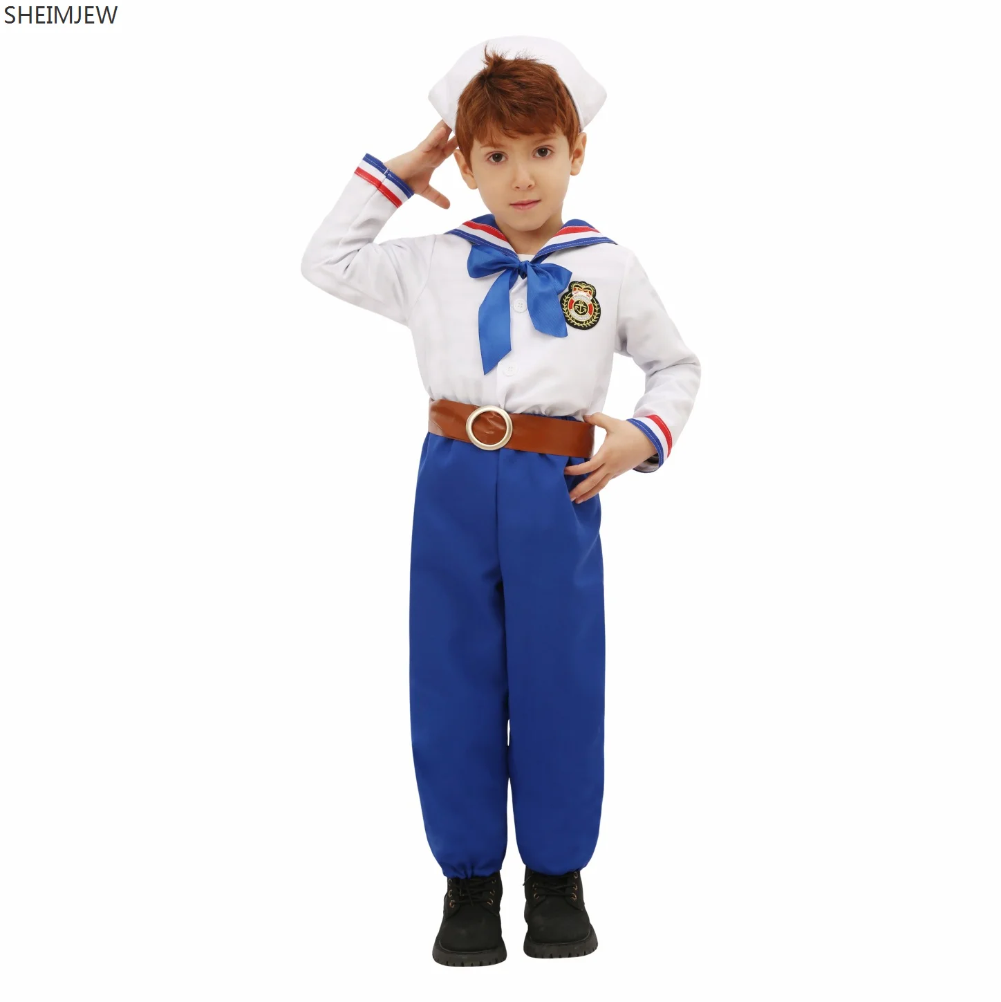 

2024 Halloween Sailor Cosplay Costume Kindergarten Festival Party Stage Costumes Carnival Party Stage Performance Dress Up