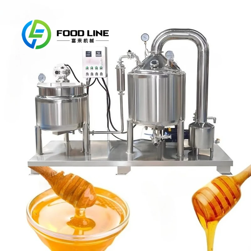 Closed Loop Vacuum Honey Concentrator Circulating material design conduct secondary treatment for semi concentrated honey