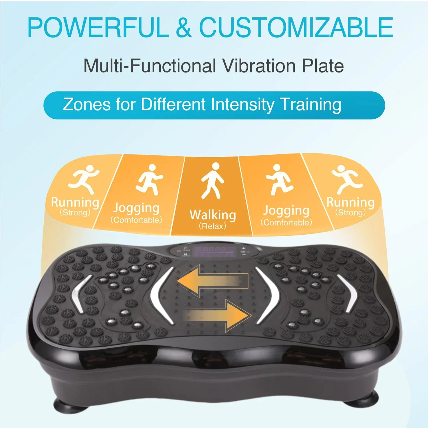 Body Vibration Plate Exercise Machine Mini Vibration Plate Body Workout Exercise Vibration Platform