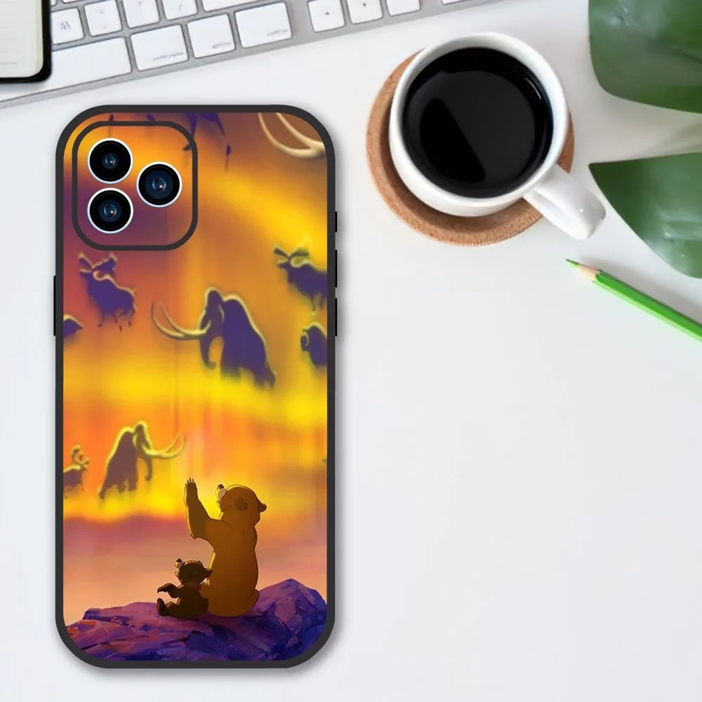 MINISO Disney B-Brother Bear Phone Case For Samsung Galaxy S10 FE S21 Ultra S22 Lite Soft Phone Shell Back Cover