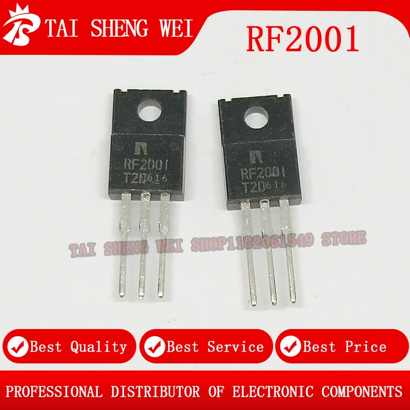 

10 шт. RF2001 RF2001T2D TO-220F 200V 20A TO-220