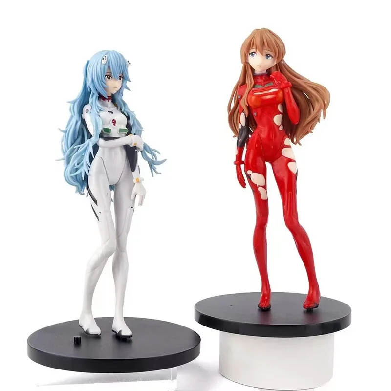 18cm nowe Anime Neon Genesis Evangelion Eva Ayanami Rei Kawaii figurka Model z pcv zabawki lalki zbierania ozdób prezenty