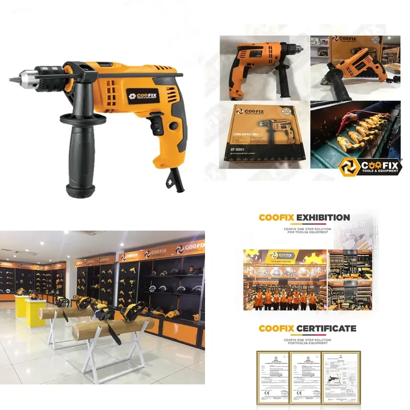 【CHIMU HOME】 710W 13mm Cordless Rotary Hammer Drill for Concrete and Masonry