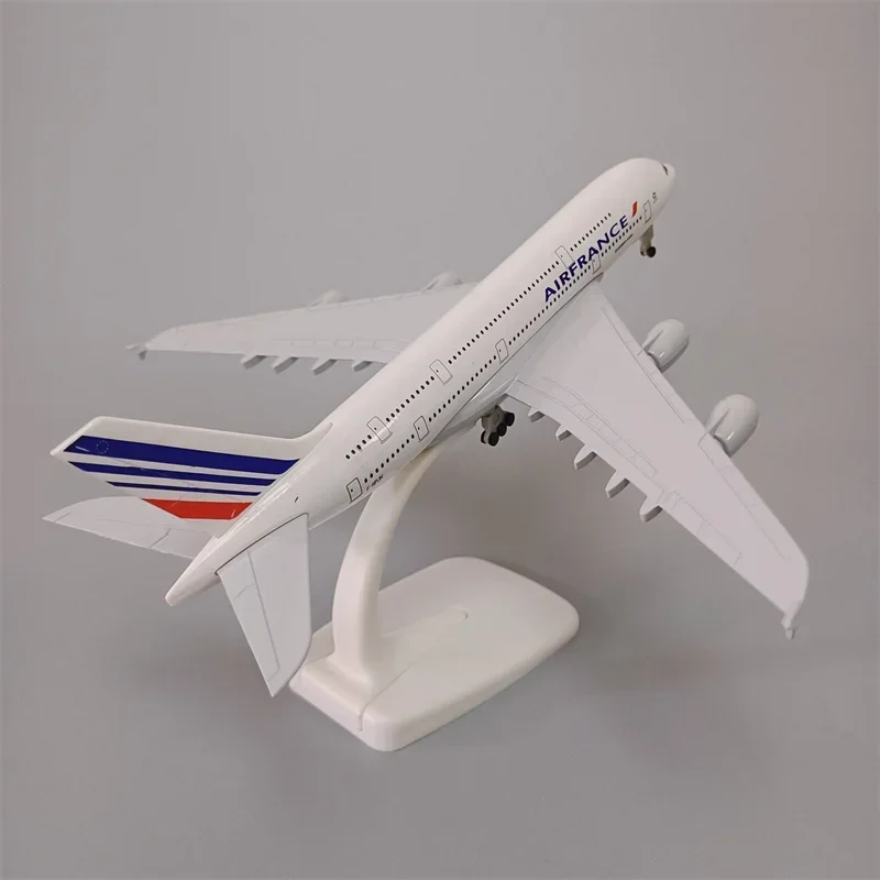 20cm Alloy Metal Air France AirFrance AIRBUS 380 A380 Airlines Airplane Model Diecast Air Plane Model Aircraft w Landing Gears