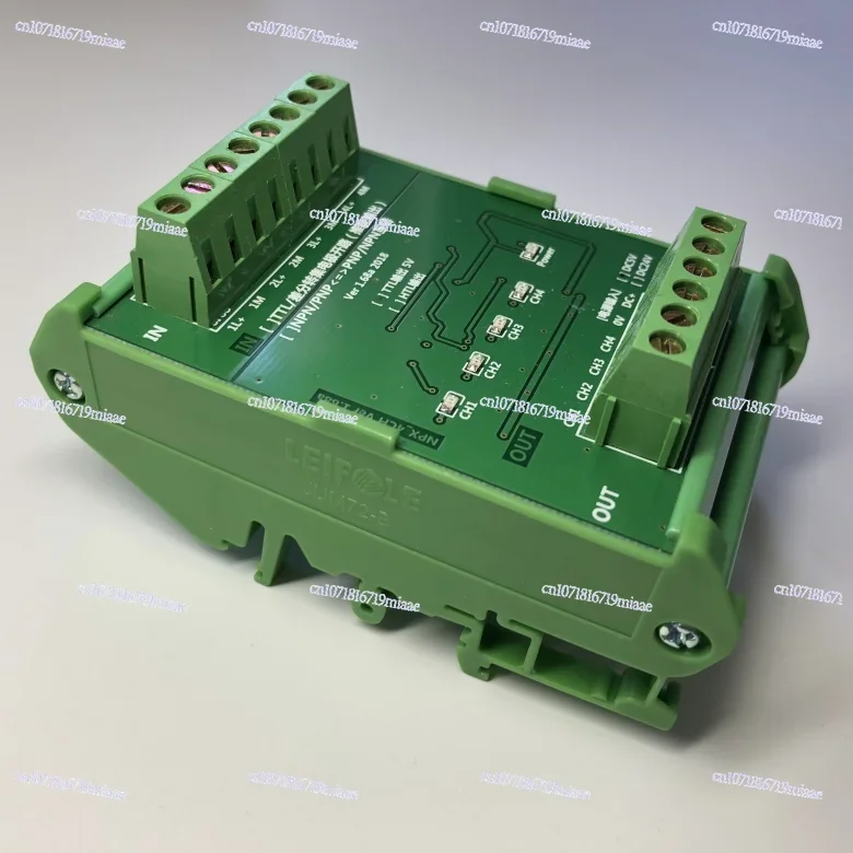 1 in 2 Out 5V/24V/RS422 Differential Encoder Signal Splitter, Push-pull Collector Output Converter ABZ PNP NPN