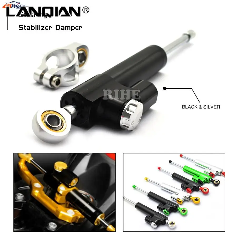 For YAMAHA MT-09 FZ-09 MT09 Motorcycle CNC Damper Steering Stabilizer Linear Reversed Safety Control for kawasaki Suzuki Honda