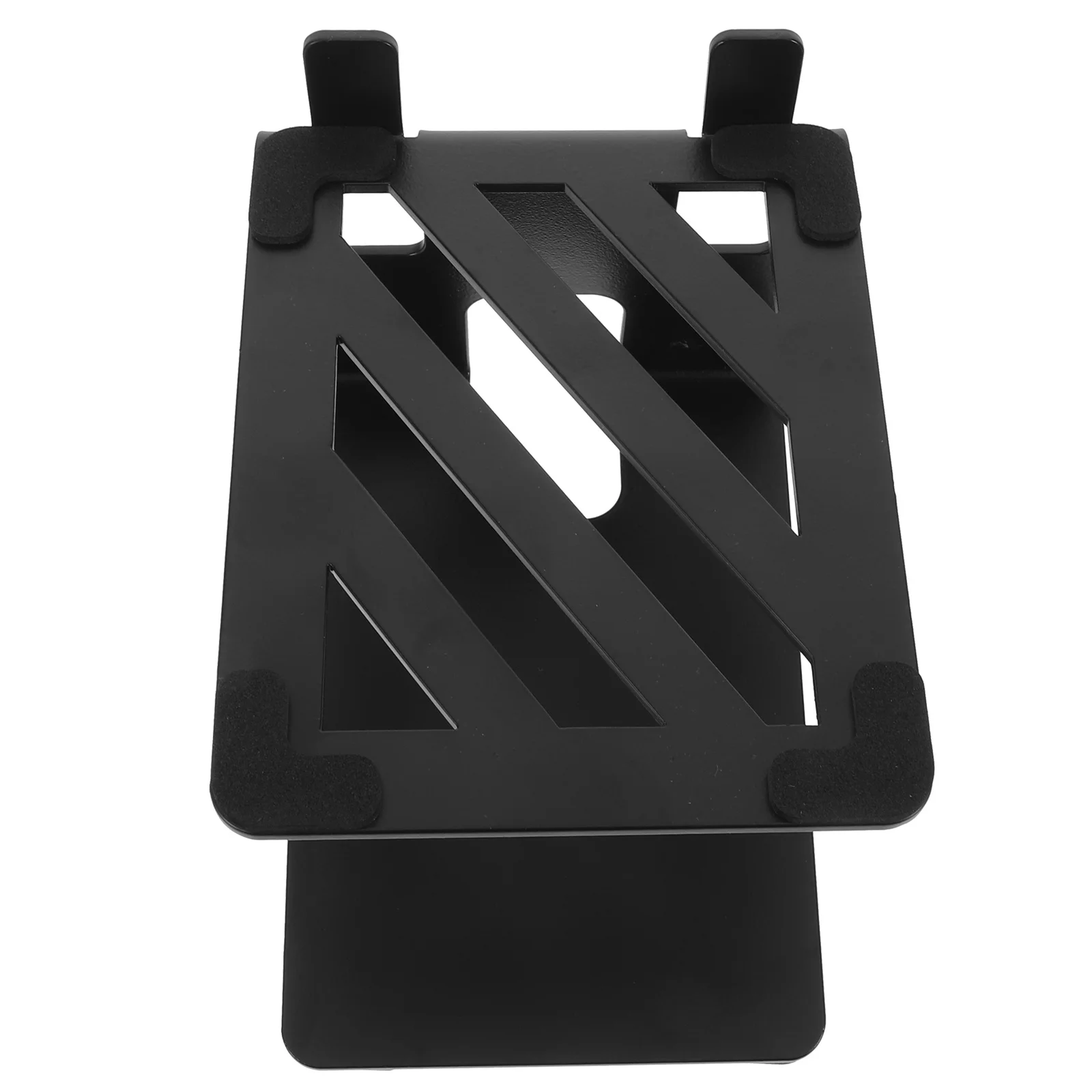 Metal Speaker Stand 18.5x13x14cm Shock Mount Holder Nonslip Edge Guard Stable Support Home Office Gaming Desk Speaker Desk Mount