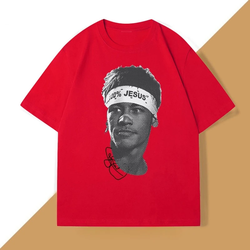Neymar American Football Star Print T-shirt Women Short-sleeved T Shirt Unisex Athleisure Fashion Casual Tee Top